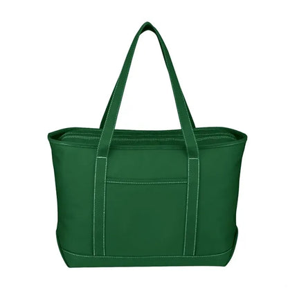 Large 24 oz. Cotton Canvas Tote Bag