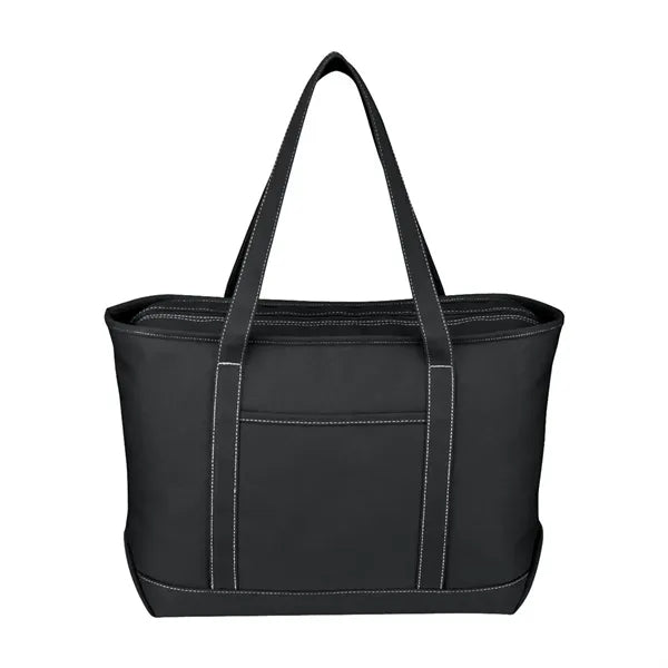Large 24 oz. Cotton Canvas Tote Bag