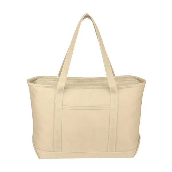 Large 24 oz. Cotton Canvas Tote Bag