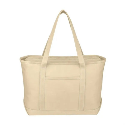 Large 24 oz. Cotton Canvas Tote Bag