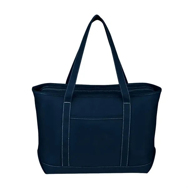Large 24 oz. Cotton Canvas Tote Bag