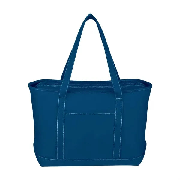 Large 24 oz. Cotton Canvas Tote Bag