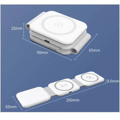 Foldable 10-In-1 Magnetic Wireless Charger