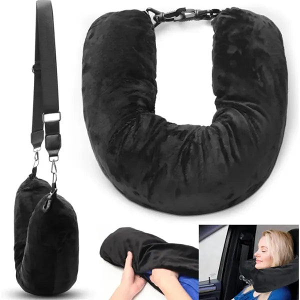 Travel Pillow Stuffable With Clothes