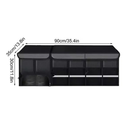 118 Quarts Foldable Car Storage Box