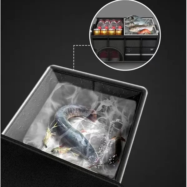 118 Quarts Foldable Car Storage Box