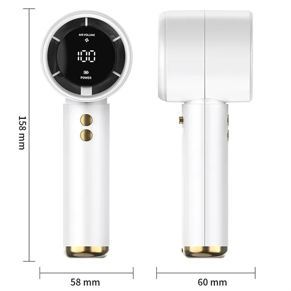 Portable Turbo Jet Fan w/ Display