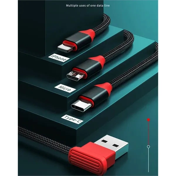 Portable 3-in-1 Charging Cable