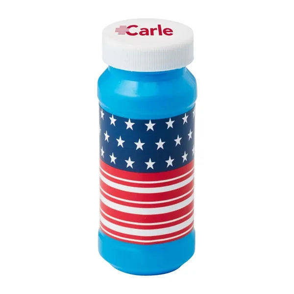 Patriotic Bubbles with Cap Imprint - 4 oz.
