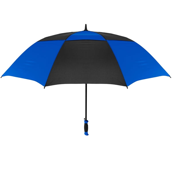 The Vented Checkerboard Golf Umbrella - Auto-Open, 62" Arc