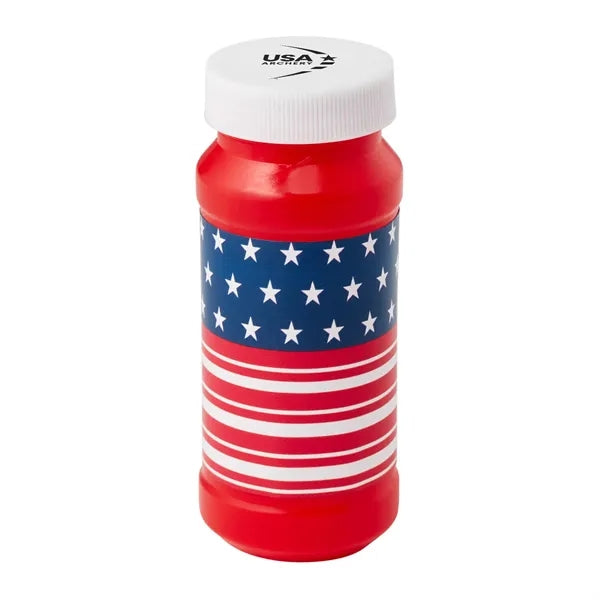 Patriotic Bubbles with Cap Imprint - 4 oz.
