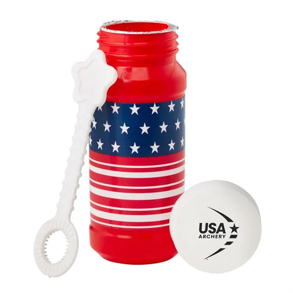 Patriotic Bubbles with Cap Imprint - 4 oz.