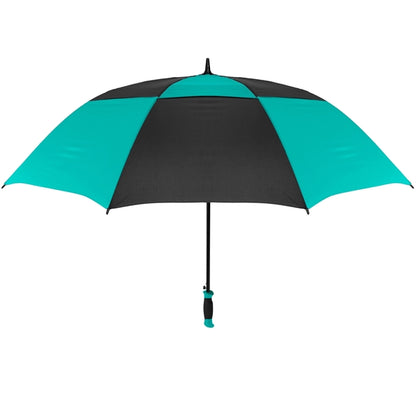 The Vented Checkerboard Golf Umbrella - Auto-Open, 62" Arc