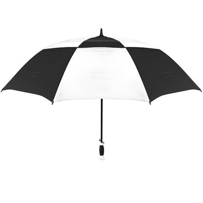 The Vented Checkerboard Golf Umbrella - Auto-Open, 62" Arc