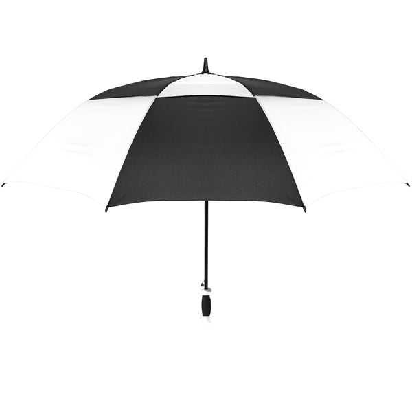 The Vented Checkerboard Golf Umbrella - Auto-Open, 62" Arc
