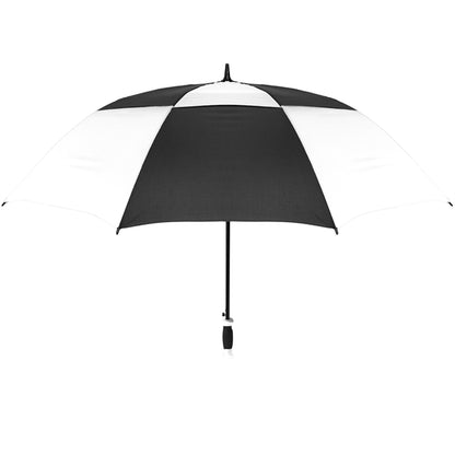 The Vented Checkerboard Golf Umbrella - Auto-Open, 62" Arc