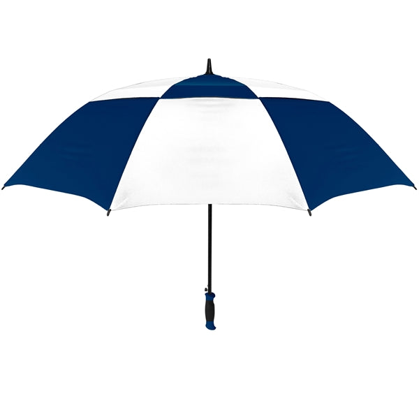 The Vented Checkerboard Golf Umbrella - Auto-Open, 62" Arc