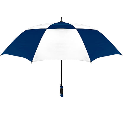 The Vented Checkerboard Golf Umbrella - Auto-Open, 62" Arc