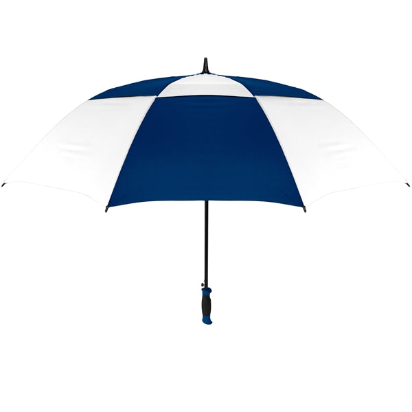 The Vented Checkerboard Golf Umbrella - Auto-Open, 62" Arc