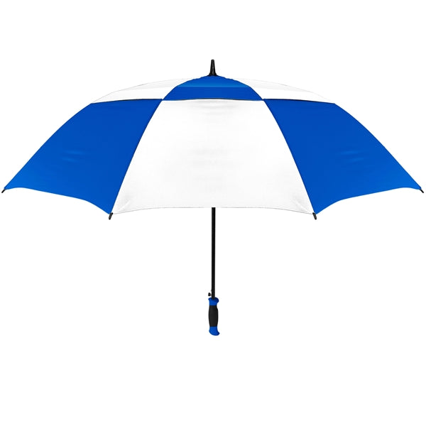 The Vented Checkerboard Golf Umbrella - Auto-Open, 62" Arc