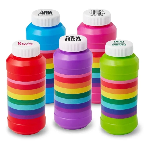 8 oz. Pride Bubbles with Cap Imprint