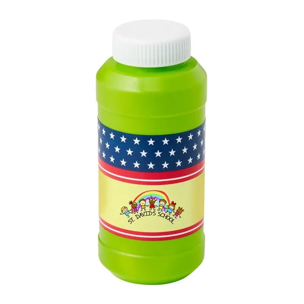 8 oz. Patriotic Bubbles with Digital Label
