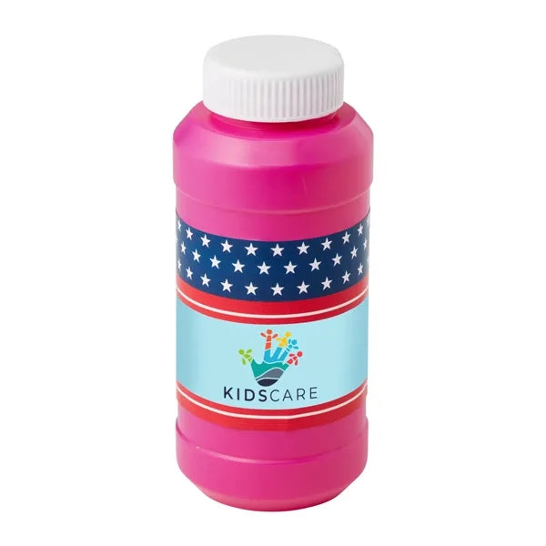 8 oz. Patriotic Bubbles with Digital Label