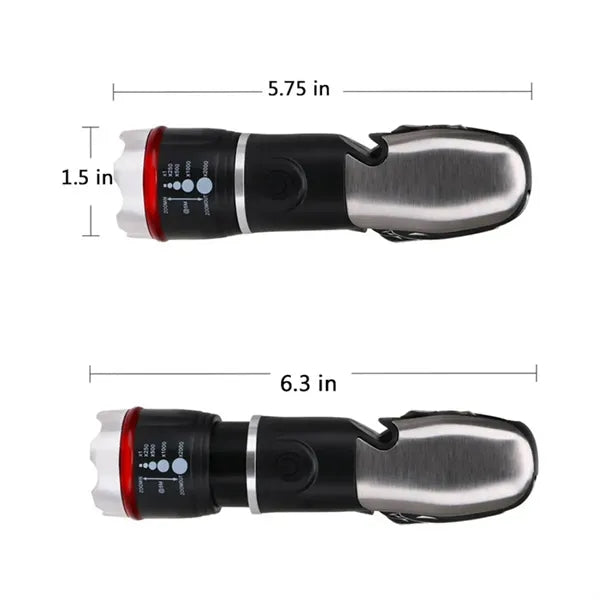 Multifunction Emergency Flashlight Tool with LED Light