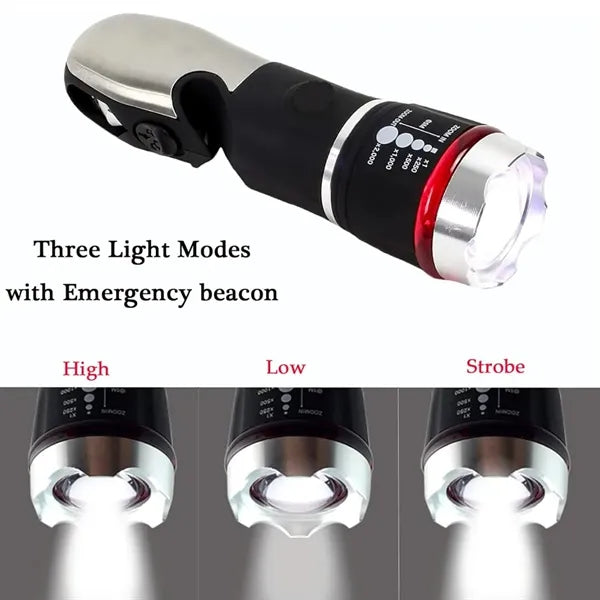 Multifunction Emergency Flashlight Tool with LED Light