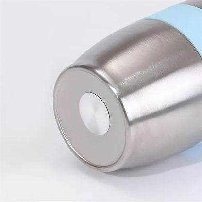 12Oz. Stainless Steel Travel Mug with Silicone Grip and Lid