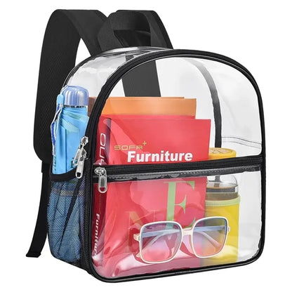 Clear Backpack With Wide Shoulder Straps