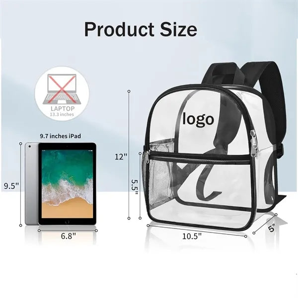 Clear Backpack With Wide Shoulder Straps