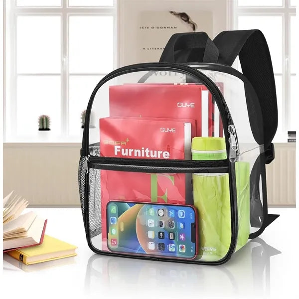 Clear Backpack With Wide Shoulder Straps