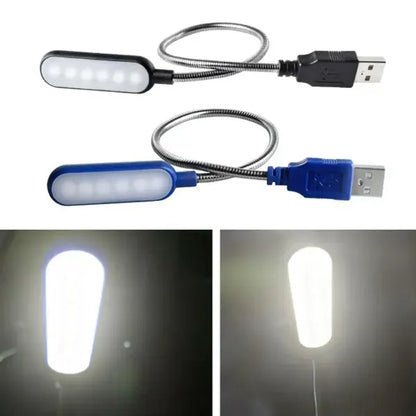 Flexible USB LED Light Lamp with Adjustable Gooseneck