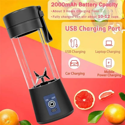 Rechargeable 380Ml Traveling Fruit Blender
