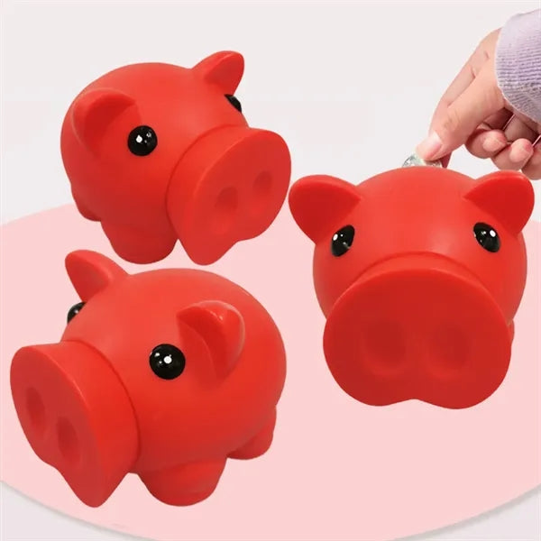 Mini PVC Piggy Bank for Kids with Custom Logo