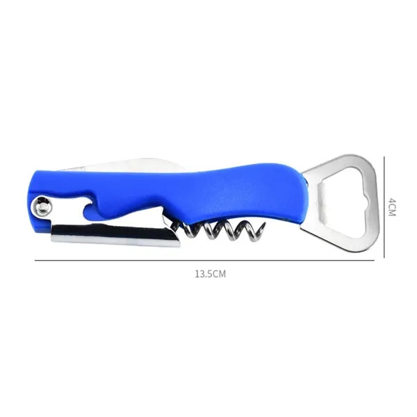 3-in-1 Corkscrew Bottle Opener with Foil Cutter