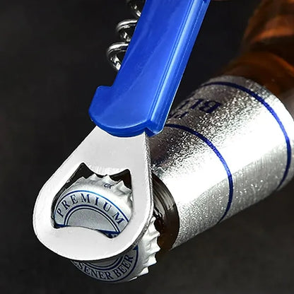 3-in-1 Corkscrew Bottle Opener with Foil Cutter