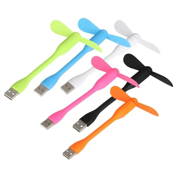 Flexible USB Mini Fan for Laptop and Power Bank