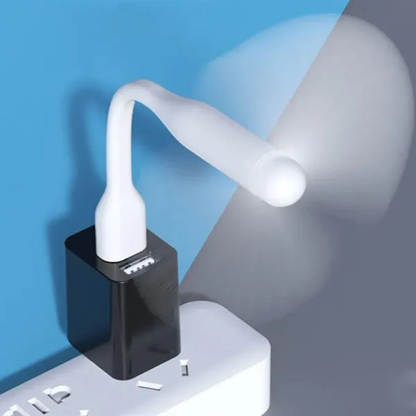Flexible USB Mini Fan for Laptop and Power Bank