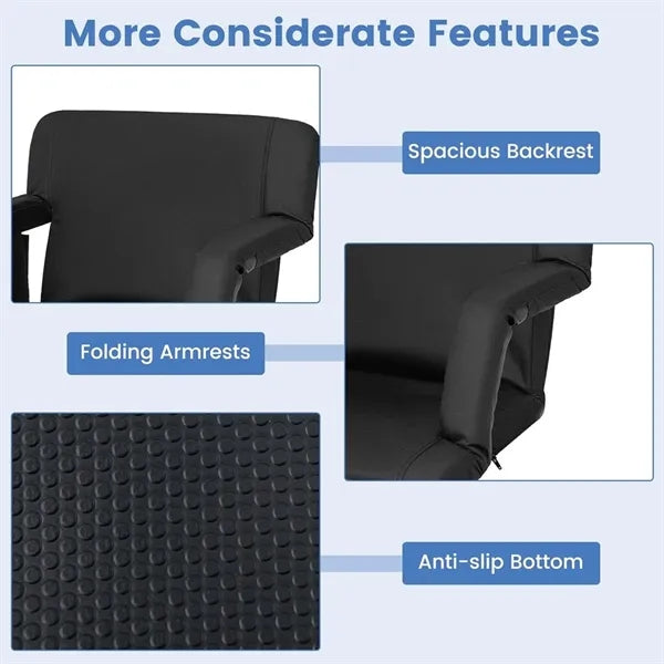 Heated Foldable Portable Outdoor Recliner Chair