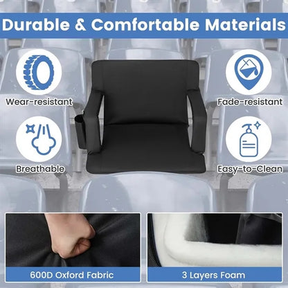 Heated Foldable Portable Outdoor Recliner Chair