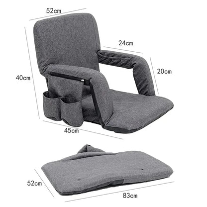 Foldable Stadium Seat with Armrests