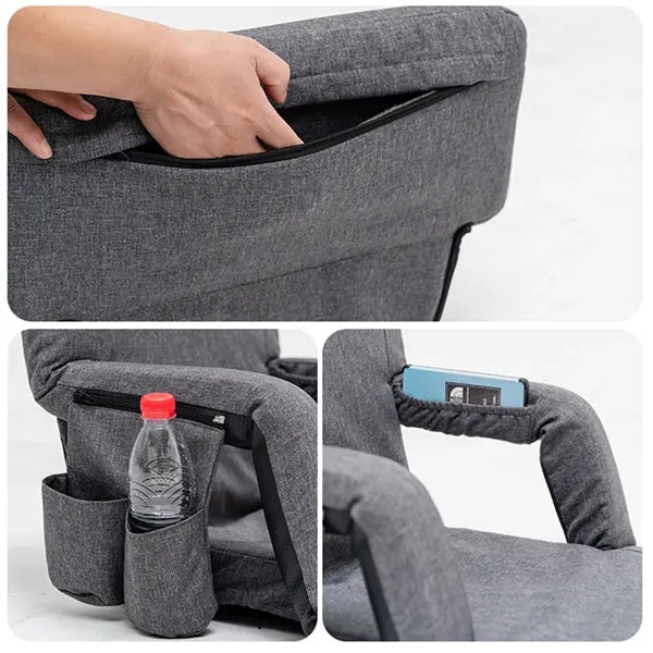 Foldable Stadium Seat with Armrests