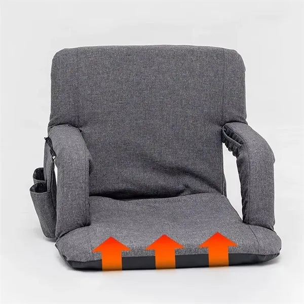 Foldable Stadium Seat with Armrests