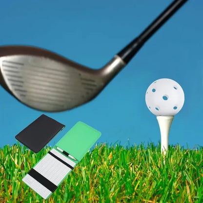 Professional outdoor softball golf score notebook scorebook