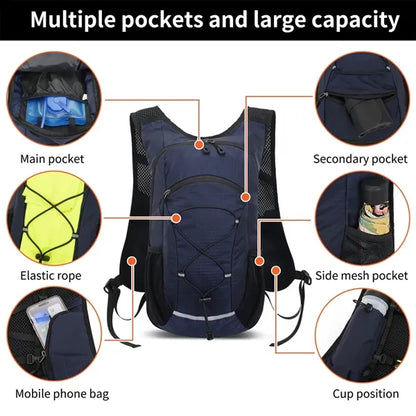 Lightweight travel running hiking cycling hydration backpack