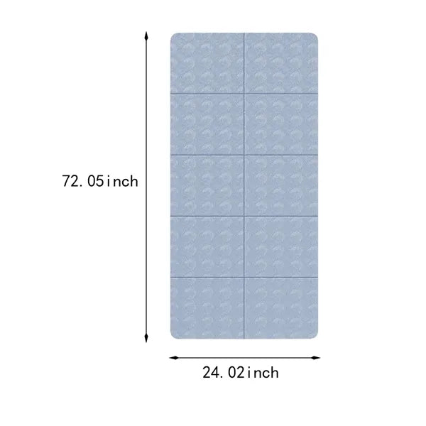 Home workout pilates lightweight foldable anti slip yoga mat