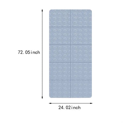 Home workout pilates lightweight foldable anti slip yoga mat
