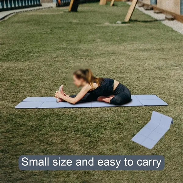 Home workout pilates lightweight foldable anti slip yoga mat